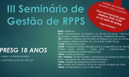 Divulgação do Seminário