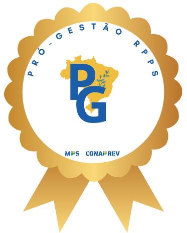 Selo do programa Pró-Gestão RPPS fornecido no projeto.